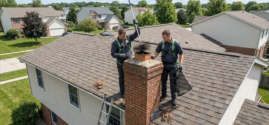Bird Removal From Chimney in White Lake
