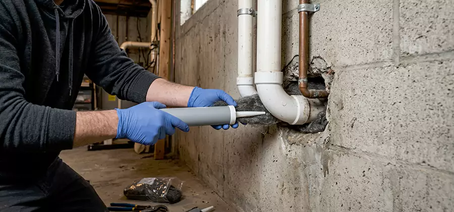 Mouse Proofing Pipes in White Lake