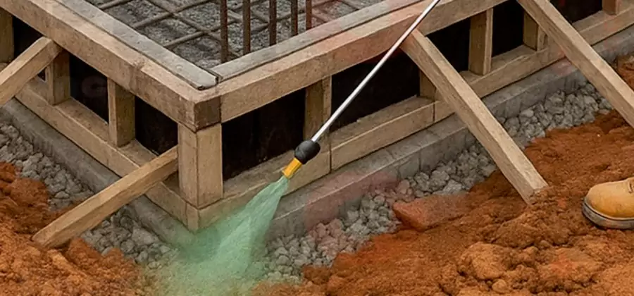 Foundation Slab Termite Treatment in White Lake