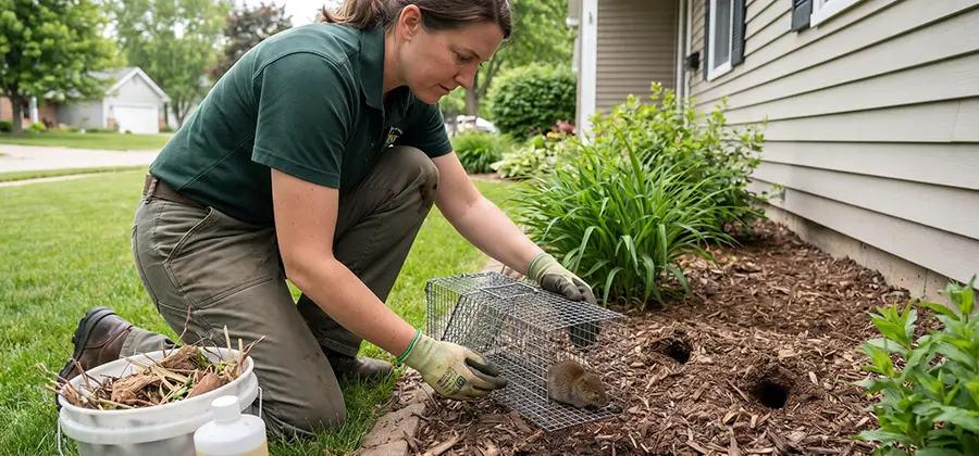 Organic Vole Control in White Lake