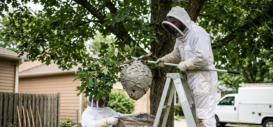 Wasp Nest in Tree Removal White Lake
